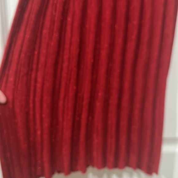 Candies size M red, mock turtleneck, sleeveless sparkly, sweater, dress - Picture 4 of 6